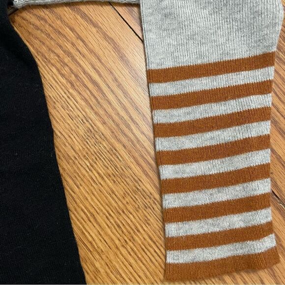 TwoâDanes OversizedâBlk/Gry/MustardâSweaterâSz-S/M - Picture 3 of 4